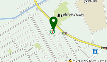 【予約制】Bounce セブンイレブン桶川高校店 ロッカー 保管場所の地図画像