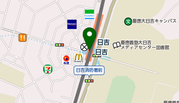 【予約制】Bounce Locker Yokohama Subway Hiyoshi Storage Spotの地図画像