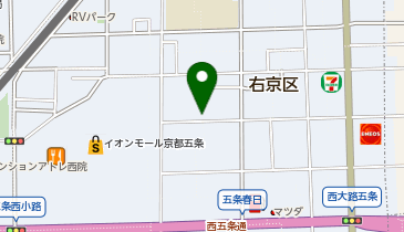 【予約制】Bounce ヤマト運輸京都西院寿町センター保管ロッカーの地図画像