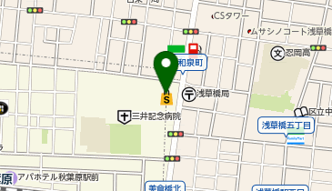 【予約制】Bounce ロッカーライフ神田泉町収納スポットの地図画像