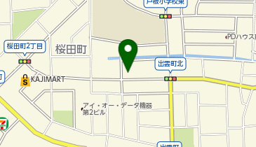 【予約制】Bounce ロッカー ウエルシア金沢出雲町店 収納スポットの地図画像