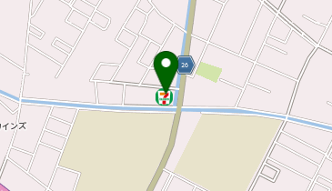 【予約制】Bounce ロッカー セブンイレブン 杉戸内田4丁目店 収納スポットの地図画像