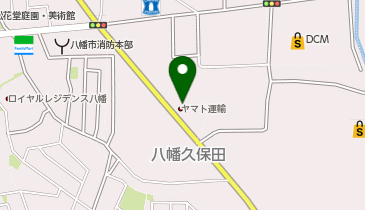 【予約制】Bounce ロッカー ヤマト運輸 八幡営業所 保管スポットの地図画像