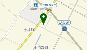 【予約制】Bounce ロッカー ヤマト運輸 岡崎土居センター 保管場所の地図画像