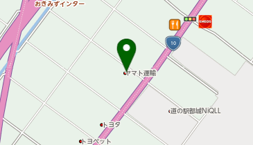 【予約制】Bounce ロッカー ヤマト運輸 東北センター 保管場所の地図画像
