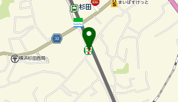 【予約制】Bounce Locker Seven-Eleven Yokohama Sugita 3-chome store Storage Spotの地図画像