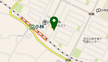 【予約制】Bounce ロッカー マルエツ 小林 収納スポットの地図画像