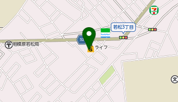 【予約制】Bounce ロッカーライフ相模原若松保管スポットの地図画像