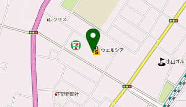 【予約制】Bounce ロッカー ウエルシア小山新鳥屋店 収納スポットの地図画像