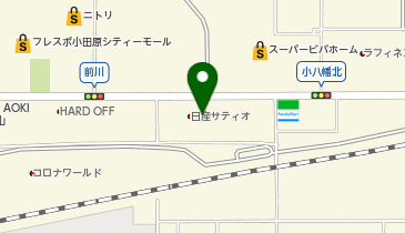 【予約制】Bounce ロッカー ウエルシア小田原高津店 収納スポットの地図画像
