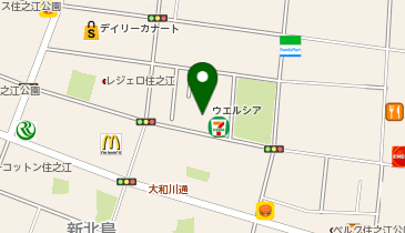 【予約制】Bounce ロッカー ウエルシア住之江新北島店 お預かりスポットの地図画像