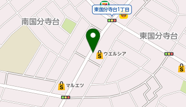 【予約制】Bounce ロッカー ウエルシア市原国分寺台店 保管場所の地図画像