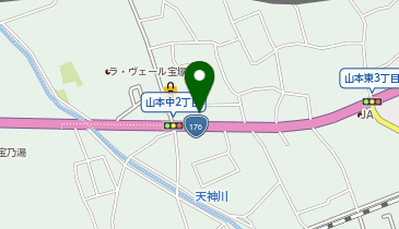 【予約制】Bounce ウエルシア宝塚山本店 ロッカー 収納場所の地図画像