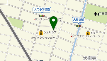 【予約制】Bounce ロッカー ウエルシア岡崎大樹寺店 収納スポットの地図画像