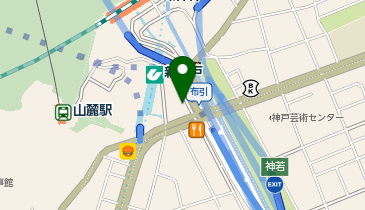 【予約制】Bounce 神戸三宮ユニオン保管場所付近の地図画像