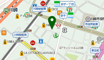 【予約制】Bounce カワサキモアの保管場所の近くの地図画像