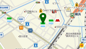 【予約制】Bounce ビッグエコー横浜プラザ店 収納スペースの地図画像