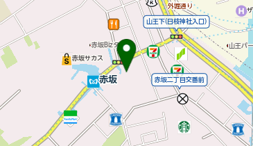 【予約制】Bounce ビッグエコー赤坂駅構内倉庫の地図画像
