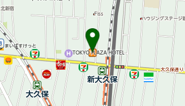 【予約制】Bounce Shin-Okubo Storage Spotの地図画像