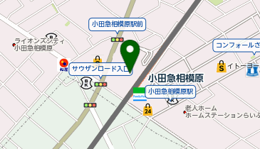 【予約制】Bounce 宝くじロトショップ小田急相模原店保管場所の地図画像