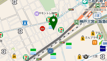 【予約制】Bounce Big Echo Sannomiya Ikuta Road Main Store Storage Spotの地図画像
