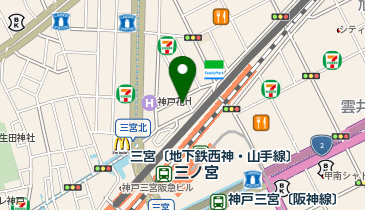 【予約制】Bounce Near Ikuta Jinja Storage Spotの地図画像