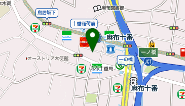 【予約制】Bounce 麻布十番ストレージスポットの地図画像