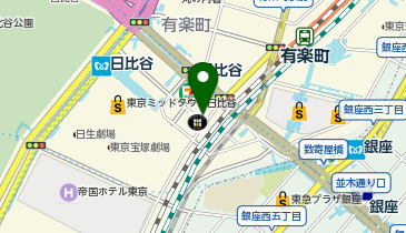 【予約制】Bounce 宝くじロトハウス日比谷店保管場所の地図画像