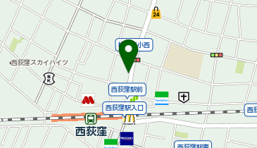 【予約制】Bounce 宝くじロトハウス西荻窪北口店保管場所の地図画像