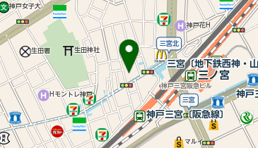 【予約制】Bounce Close to Sannomiya Subway Station Storage Spotの地図画像