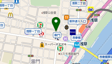 【予約制】Bounce Near Kaminari-mon Storage Spotの地図画像