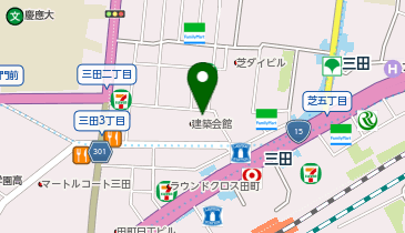 【予約制】Bounce カラオケマック田町店保管場所の地図画像
