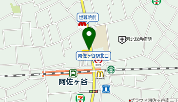 【予約制】Bounce 宝くじロトハウス阿佐ヶ谷北口店保管場所の地図画像
