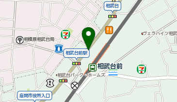 【予約制】Bounce 宝くじロトショップ相武台前店保管場所の地図画像