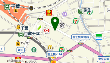 【予約制】Bounce 宝くじロトハウス JR千葉駅前店 保管場所の地図画像