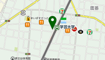 【予約制】Bounce Takarakuji Lotto House Gakugeidaigakumae Store Storage Spotの地図画像