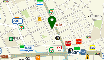 【予約制】Bounce 大和神保町すずらん通り店保管スポットの地図画像