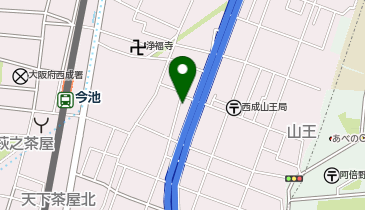 【予約制】Bounce 新世界エリア保管場所付近の地図画像