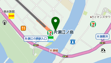 【予約制】Bounce 片瀬江ノ島駅近くの保管場所の地図画像