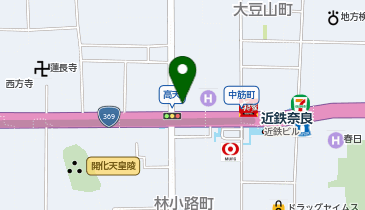 【予約制】Bounce 近鉄奈良駅近くの保管場所の地図画像