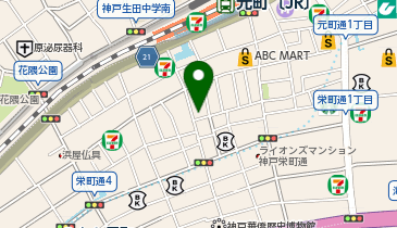 【予約制】Bounce 花隈駅付近の保管場所の地図画像
