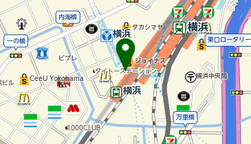 【予約制】Bounce 宝くじロトショップ相鉄横浜駅店保管場所の地図画像