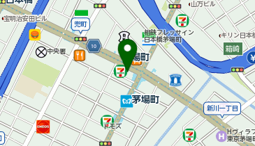 【予約制】Bounce 茅場町駅付近 保管場所の地図画像