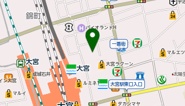 【予約制】Bounce RaiBoCホール保管場所の近くの地図画像