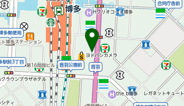 【予約制】Bounce ビッグエコー博多筑紫口2号店保管場所の地図画像