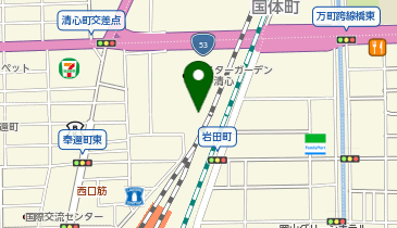 【予約制】Bounce 西口階段収納スポットの地図画像