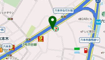 【予約制】Bounce Minato-Ku Roppongi Storage Spotの地図画像