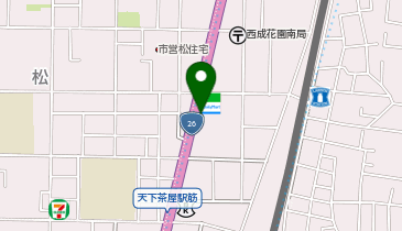 【予約制】Bounce 天下茶屋公園駐車場付近の地図画像