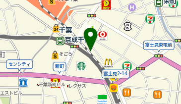 【予約制】Bounce 千葉中央駅近くの保管場所の地図画像