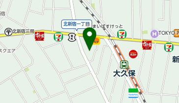 【予約制】Bounce Yamato Shinjuku Hyakunincho Store Storage Spotの地図画像